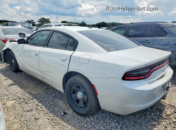 2C3CDXAG6JH163341 2018 DODGE CHARGER Белый Задняя левая четверть