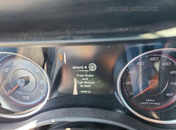 2C3CDXAG6JH163341 2018 DODGE CHARGER Белый Вид щитка приборов