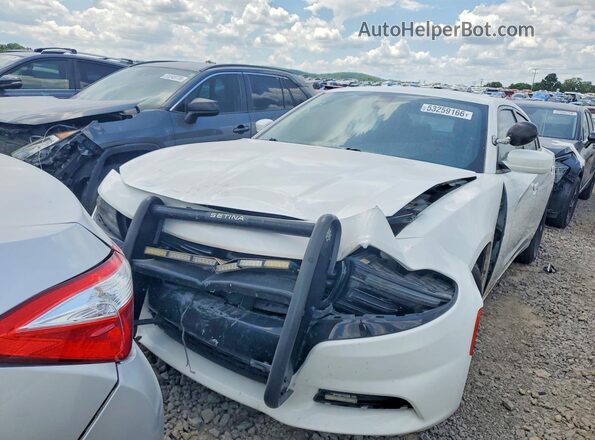 2C3CDXAG6JH163341 2018 DODGE CHARGER Белый Вид спереди