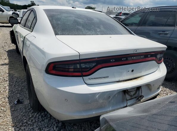 2C3CDXAG6JH163341 2018 DODGE CHARGER Белый Вид сзади