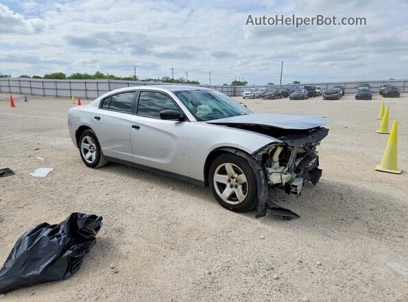 2C3CDXAG8GH356406 2016 DODGE CHARGER Silver Przód prawy