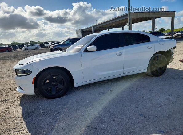 2C3CDXAT0KH644877 2019 DODGE CHARGER White Przód lewy