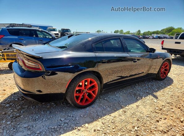 2C3CDXAT4KH592458 2019 DODGE CHARGER Черный Задняя правая четверть