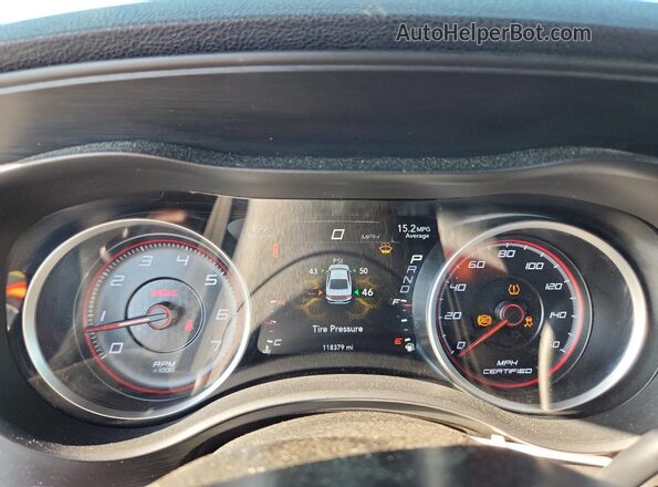 2C3CDXAT5KH568072 2019 DODGE CHARGER Серебряный Вид щитка приборов
