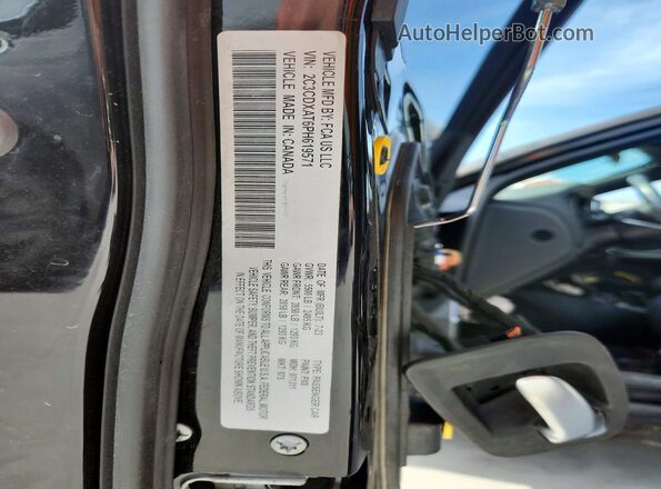 2C3CDXAT6PH619571 2023 DODGE CHARGER Черный Вид наклейки с VIN-кодом