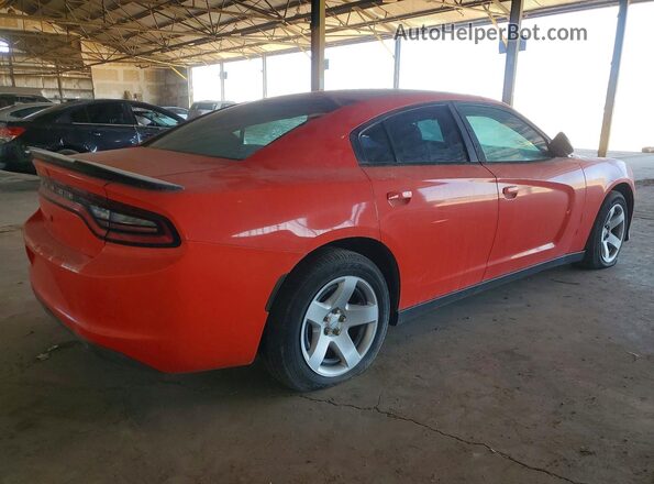 2C3CDXAT8GH211265 2016 DODGE CHARGER Красный Задняя правая четверть
