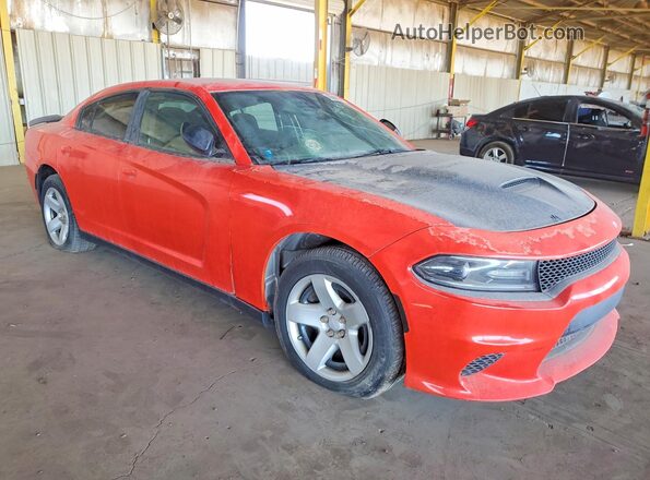 2C3CDXAT8GH211265 2016 DODGE CHARGER Красный Передняя правая четверть