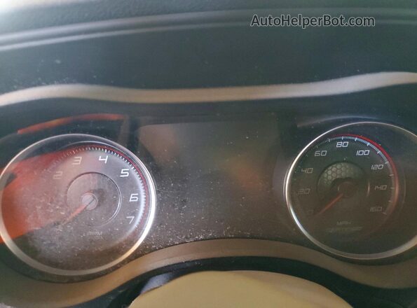 2C3CDXAT8GH211265 2016 DODGE CHARGER Красный Вид щитка приборов