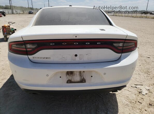 2C3CDXAT9JH188960 2018 DODGE CHARGER Белый Вид сзади
