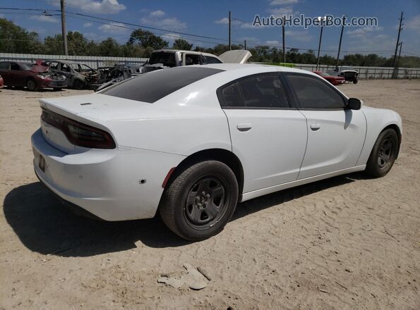 2C3CDXAT9JH188960 2018 DODGE CHARGER Белый Задняя правая четверть