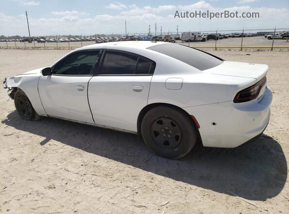 2C3CDXAT9JH188960 2018 DODGE CHARGER Белый Задняя левая четверть
