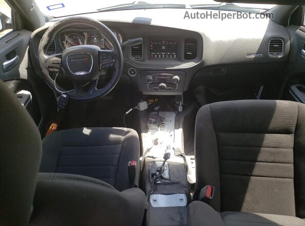 2C3CDXAT9JH188960 2018 DODGE CHARGER Белый Вид панели приборов