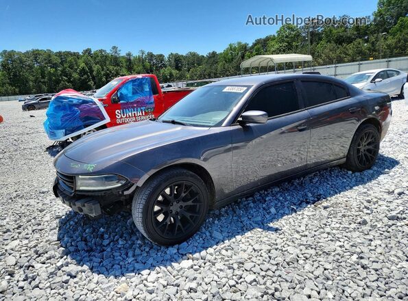 2C3CDXATXGH223336 2016 DODGE CHARGER Charcoal Przód lewy