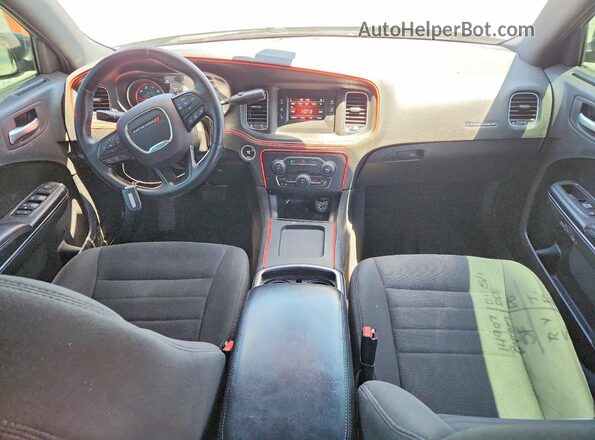 2C3CDXATXGH223336 2016 DODGE CHARGER Charcoal Widok deski rozdzielczej