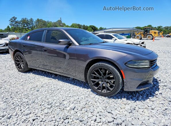 2C3CDXATXGH223336 2016 DODGE CHARGER Charcoal Przód prawy