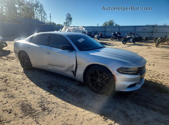 2C3CDXBG0KH573147 2019 DODGE CHARGER Серебряный Передняя правая четверть