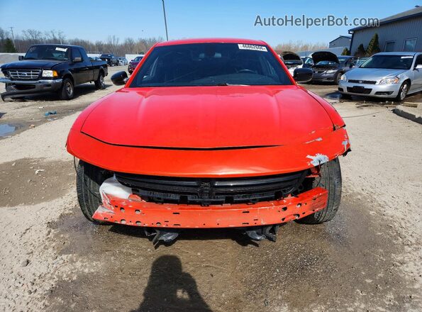 2C3CDXBG0LH123676 2020 DODGE CHARGER Оранжевый Вид спереди