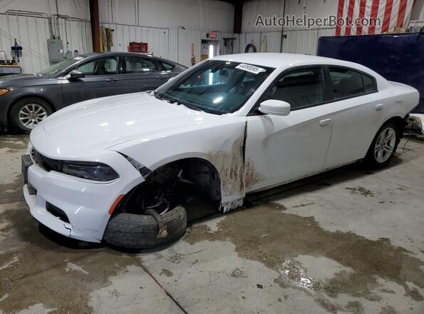 2C3CDXBG0LH162980 2020 DODGE CHARGER Белый Передняя левая четверть