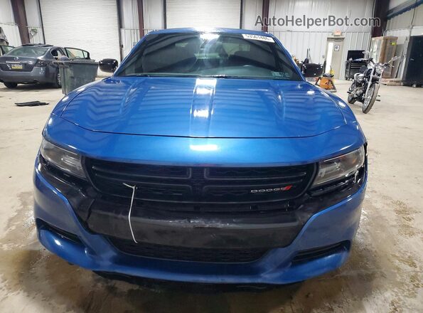 2C3CDXBG0MH504767 2021 DODGE CHARGER Синий Вид спереди