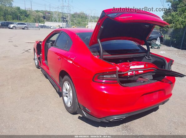 2C3CDXBG0NH207774 2022 DODGE CHARGER Красный Задняя левая четверть