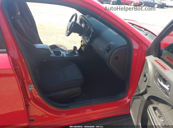 2C3CDXBG0NH207774 2022 DODGE CHARGER Красный Вид салона спереди