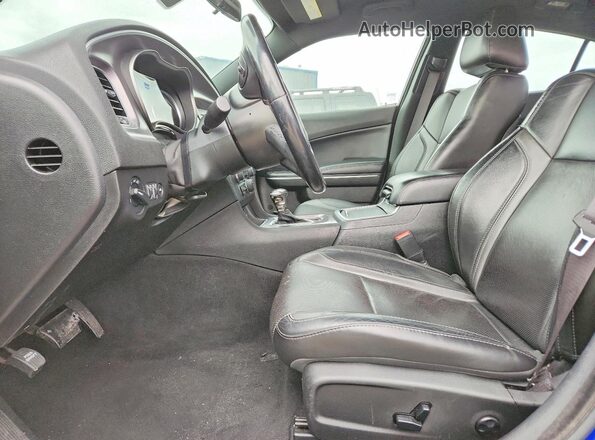 2C3CDXBG1KH741930 2019 DODGE CHARGER Синий Вид салона спереди