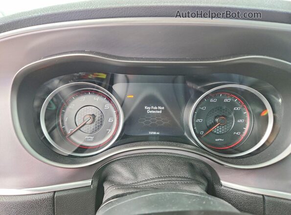 2C3CDXBG1KH741930 2019 DODGE CHARGER Синий Вид щитка приборов