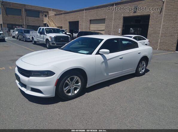 2C3CDXBG1LH179979 2020 DODGE CHARGER Белый Передняя левая четверть