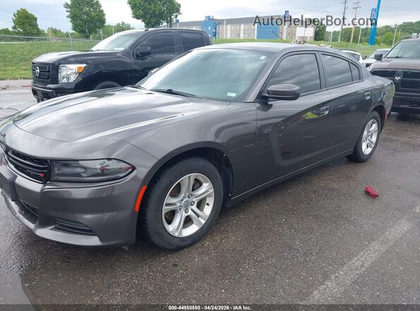 2C3CDXBG1LH192022 2020 DODGE CHARGER Серый Передняя левая четверть