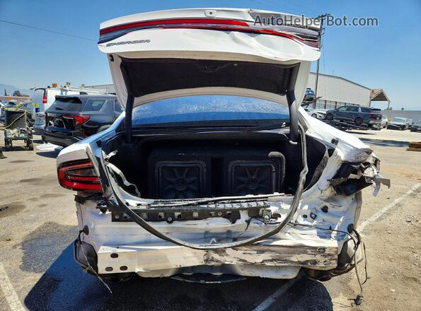 2C3CDXBG1NH157225 2022 DODGE CHARGER White Вид ззаду