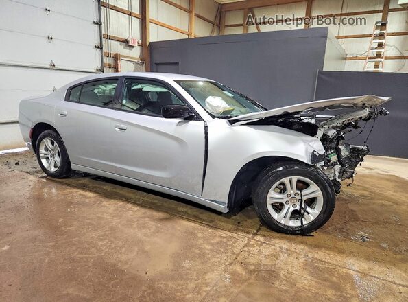 2C3CDXBG1PH547115 2023 DODGE CHARGER Серебряный Передняя правая четверть
