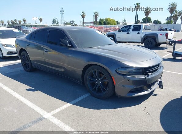 2C3CDXBG2GH223171 2016 DODGE CHARGER Серый Передняя правая четверть