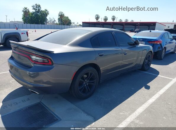 2C3CDXBG2GH223171 2016 DODGE CHARGER Серый Задняя правая четверть