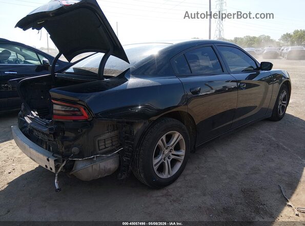 2C3CDXBG2GH265663 2016 DODGE CHARGER Черный Задняя правая четверть