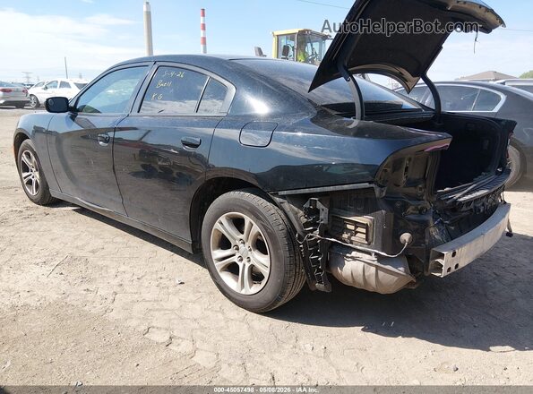 2C3CDXBG2GH265663 2016 DODGE CHARGER Черный Задняя левая четверть