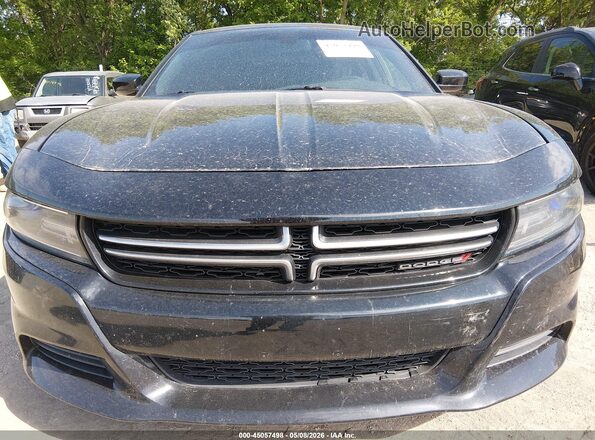 2C3CDXBG2GH265663 2016 DODGE CHARGER Черный Вид задней части салона