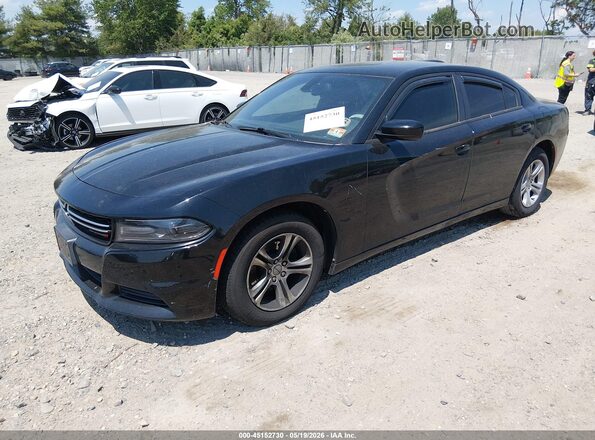 2C3CDXBG2HH505294 2017 DODGE CHARGER Черный Передняя левая четверть