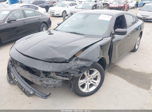 2C3CDXBG2KH688543 2019 DODGE CHARGER Черный Передняя левая четверть