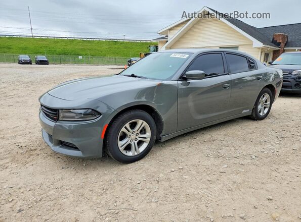 2C3CDXBG2KH709892 2019 DODGE CHARGER Gray Przód lewy