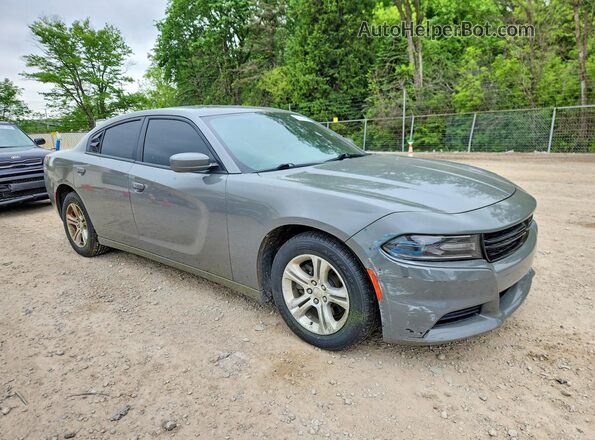 2C3CDXBG2KH709892 2019 DODGE CHARGER Gray Przód prawy