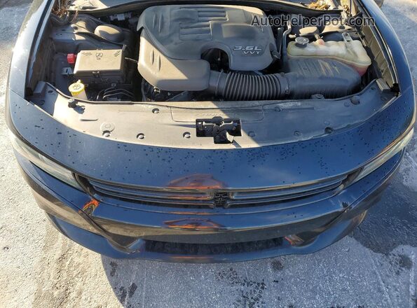 2C3CDXBG2KH745727 2019 DODGE CHARGER Черный Вид задней части салона