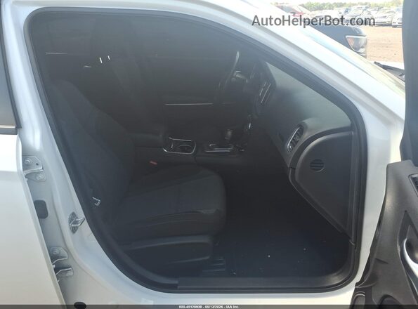 2C3CDXBG2LH190067 2020 DODGE CHARGER White Вид салону спереду
