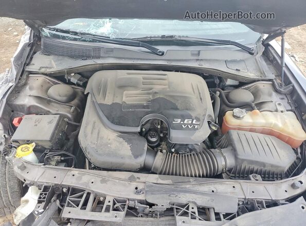 2C3CDXBG2MH510764 2021 DODGE CHARGER Серый Вид задней части салона