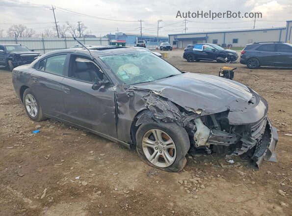 2C3CDXBG2MH510764 2021 DODGE CHARGER Серый Передняя правая четверть