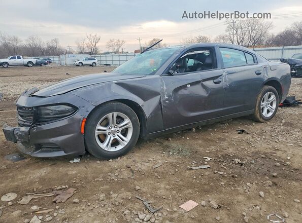 2C3CDXBG2MH510764 2021 DODGE CHARGER Серый Передняя левая четверть
