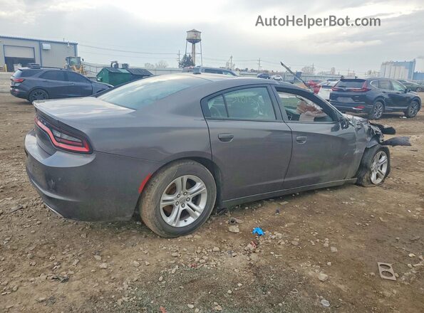 2C3CDXBG2MH510764 2021 DODGE CHARGER Серый Задняя правая четверть
