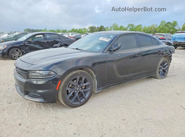 2C3CDXBG2MH659448 2021 DODGE CHARGER Black Front left