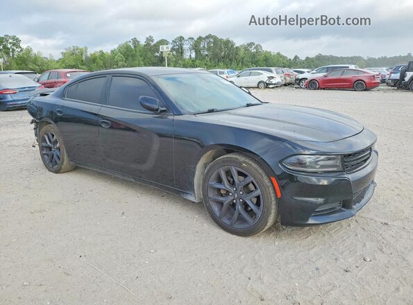 2C3CDXBG2MH659448 2021 DODGE CHARGER Black Front right