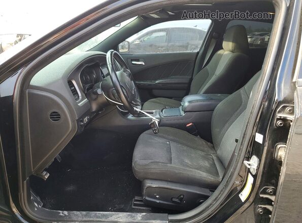 2C3CDXBG2MH659448 2021 DODGE CHARGER Black Front interior view