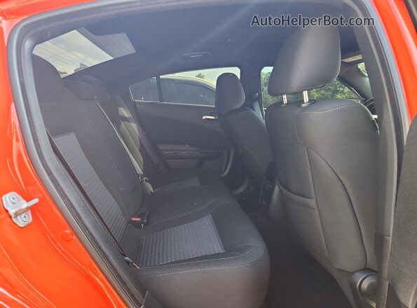 2C3CDXBG2PH548130 2023 DODGE CHARGER Orange Rear seats view